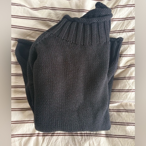 J Crew 2025 Rollneck Sweater Black Small - Picture 4 of 5
